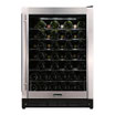 Enfriador de Vinos Magic Chef 50 Botellas Vitrina Acero Inoxidable Wine Cooler HMWC50ST