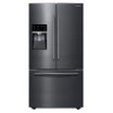 Refrigerador Samsung Puerta Negra Francesa de Acero Inoxidable Contra Huellas Dactilares 28.07 Pies  RF28HFEDBSG