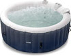 Bañera de Hidromasaje Inflable GALVANOX para 2-4 Personas con Calentador Incorporado y Chorros de Burbujas de Aire
