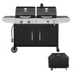 Asador Combo a Gas Propano y Carbón De Dos Quemadores ROYAL GOURMET ZH3002C