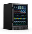 Enfriador Refrigerador De Bebidas En Acero Inoxidable De 24 Pulgadas y 177 Latas NEWAIR NBC177BS00