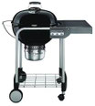 Asador De Carbón Performer Deluxe 22 Pulgadas Color Negro Con Termómetro Incorporado y Temporizador Digital 15501001