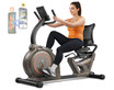 Bicicleta Fija Reclinada Para El Hogar Con Capacidad De 400 lb Magnética Con Aplicación Inteligente Monitor LCD y Control De Frecuencia Cardíaca NICEDAY RC88