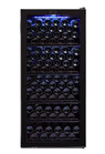 Refrigerador Cava Enfriador De Vinos 24 Pulgadas Con Capacidad Para 124 Botellas WHYNTER FWC-1201BB