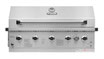 Isla Asador a Gas Propano Empotrable En Acero Inoxidable De 37 Pulgadas y 5 Quemadores Con Quemador Infrarrojo NXR 740-LS36BI