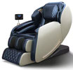 Sillón De Masaje De Piel Sintética Azul Con Gravedad Cero Riel SL Escáner Corporal Calefacción Bluetooth y Rodillo Para Pies REAL RELAX FAVOR-06