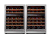 Refrigerador De Vinos Cava 48 Pulgadas De Dos Puertas Verticales Cuatro Zonas De Refrigeración Para 92 Botellas CA-LEFORT CLF-WD24WD24-HD