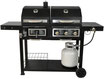 Asador a Gas y Carbon 3 Quemadores Duo Negro BLOSSOMZ GBC1793W