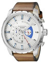 Diesel Analogo Cronógrafo Reloj Hombre Stronghold Piel DZ4357