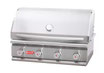 Isla Asador a Gas Propano Empotrable De 4 Quemadores En Acero Inoxidable BULL STALLION 48050
