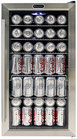 Whynter BR-130SB Refrigerador de bebidas Vitrina 120 Latas Acero inoxidable