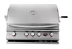 Asador Gas Propano Empotrable 4 Quemadores Acero Inoxidable CAL FLAME BBQ19P04
