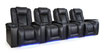 Sala Teatro Motorizada Reclinable Individual Piel Negro OCTANE SEATING FORCE HR MAX