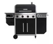 Asador a Gas De Cuatro Quemadores y Ahumador De Pellets En Color Negro LIFETIME 91025