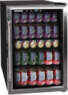 Refrigerador de Bebidas Vitrina Frigidaire 126 Latas Acero Inoxidable EFMIS155