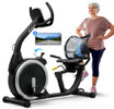 Bicicleta Fija Reclinada De Alta Gama Para El Hogar Magnética Con Bluetooth Inteligente y Aplicación Exclusiva Pantalla LCD y Control De Frecuencia Cardíaca MERACH S19