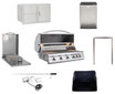 Asador a Gas Empotrable LTE De 40" Quemador Lateral Único Puerta De 32" y Dos Cajones Refrigerador Compacto y Accesorios Paquete Para Exteriores BLAZE BBQ ‎Blaze Products PCKG.9/LP