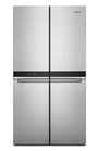 Refrigerador Acero Inoxidable 36 Pulgadas y 19.4 Píes Cúbicos De 4 Puertas Francesas Whirlpool WRQA59CNKZ