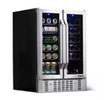 Enfriador Refrigerador De Bebidas En Acero Inoxidable De 35 Pulgadas NEWAIR AWB-360DB