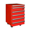 Mini Refrigerador Whynter 1.8 pies Caja de Herramientas dos cajones Rojo con Candado TBR-182RS
