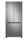 Refrigerador Inteligente De Acero Inoxidable De 17.5 Pies Cúbicos Con Puerta Francesa y 3 Puertas SAMSUNG RF18A5101SR