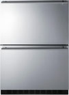 Congelador Vertical 2 Cajones Summit Appliance 24 Pulgadas 3.71 Pies Acero Inoxidable ADFD243