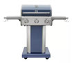 Asador De Pedestal a Gas Propano De 3 Quemadores Con Estantes Laterales Plegables En Color Azul KENMORE PG-4030400LD-AZ