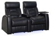 Sala Teatro Octane Home Theater Cine En Casa Reclinable Piel Negro FLEX HR