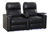 Sala Teatro Motorizada Piel Reclinable Individual Descansa Brazos Móvil Negro OCTANE SEATING TURBO XL700