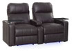 Sala Teatro Motorizada Piel Reclinable Individual Descansa Brazos Móvil Gris OCTANE SEATING TURBO XL700