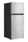 Refrigerador Compacto De 2 Puertas De 4.5 Pies Cúbicos En Acero Platino Con Congelador VISSANI HVDR45PS