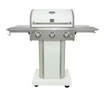 Asador De Pedestal a Gas Propano De 3 Quemadores Con Estantes Laterales Plegables En Color Perla KENMORE PG-4030400LD-PE