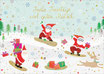Snowboard Postkarte