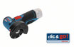 Bosch 10,8V Akku-Winkelschleifer GWS 10,8-76 V-EC Solo Version (clic&go)