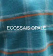 RDC boutonnée 7/8 - Ecossais opale 2113/12-52