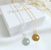 COLLIER "JE T'AIME" EN ARGENT OU PLAQUE OR