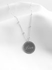 COLLIER ROSARIO EN ARGENT