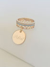 BAGUE OCÉANA EN PLAQUÉ OR