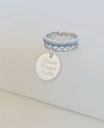 BAGUE OCÉANA EN ARGENT