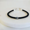 BRACELET BABY RICO EN CUIR NOIR