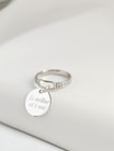 BAGUE HOYA EN ARGENT