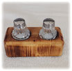 Gewürzständer Gewürzbrett Gewürzhalter Holz Handmade Rustikal