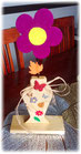 Holzvase Standvase Handgemacht