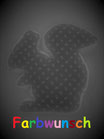 Farbwunsch-Motivkissen "Eichhörnchen"