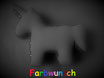 Farbwunsch-Motivkissen "Einhorn"