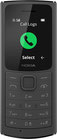 Nokia HMD Global 110 4G 1,8 Zoll S30+ Feature Phone mit 4G Volte-Konnektivität, bis 32 GB externem Speicher, 1020 mAh herausnehmbarem Akku, FM-Radio (kabelgebundener + drahtloser Dual-Modus) - Schwarz
