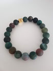 Elastische armband van indian agaat