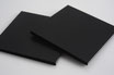 Black Matt 3mm (1side matt, 1side gloss) Rectangle/Square - Cut&Polish