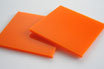 Orange 3mm Rectangle/Square - Laser cut