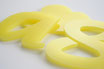 Lemon Yellow 3mm Custom shape - Laser cut